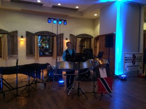 Matt Potts Solo Steelpan With Up Lights At Onion Pub